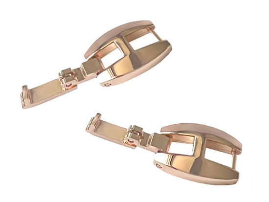 Neue Armbanduhr GlacierX Zirconia Clover Chain Bracelet Roségold für Apple Watch 38/40/41mm Farbe Roségold