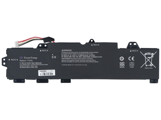 New Encore Energy battery for HP EliteBook 755 850 G5 ZBook 15u G5 50Wh 11.55V 4300mAh TT03XL