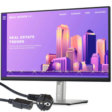 Монітор Dell P2422H 24" LED 1920x1080 IPS HDMI VGA Клас A + Кабель живлення