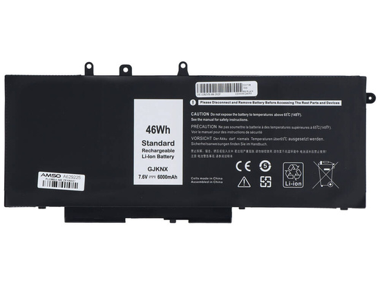 Nová baterie pro Dell Latitude 7280 7290 7380 7390 7480 7490 60Wh 7,6V 7895mAh F3YGT