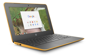 HP Chromebook 11 G6 Intel N3350 11,6" 4GB 16GB Flash 1366x768 Chrome OS třídy A Oranžová