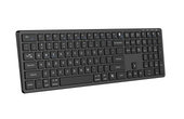 Neue Drahtlose Tastatur Triadyn PROTEUS Bluetooth 2.4GHz 4-Geräte Büro Slim Akku Schwarz