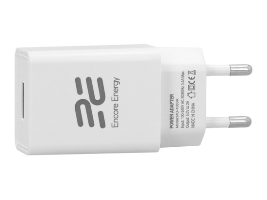 Nuovo caricabatterie da rete Encore Energy USB-A 10W + cavo Lightning caricabatterie universale MD-1083RL