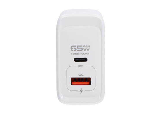 Neues GaN-Netzteil 65W USB-A + USB-C QC PD Encore Energy MD-6583TR