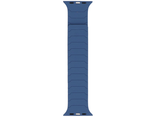 Nouveau bracelet pour smartwatch GlacierX Silicone Magnetic ExoStripe Cornflower Blue pour Apple Watch 42/44/45/49mm Bleu