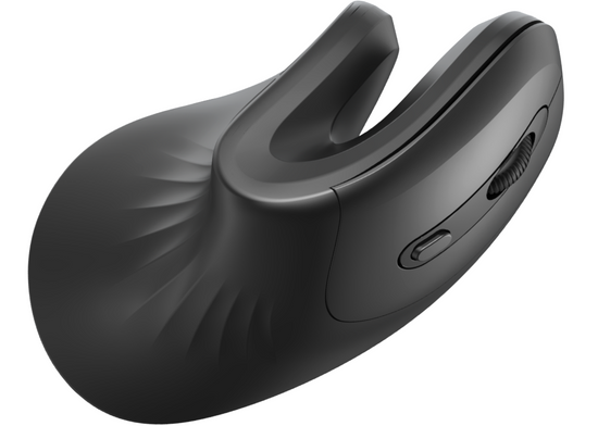 Nuevo Ratón Inalámbrico Vertical Triadyn TITAN 3200DPI Recargable Negro