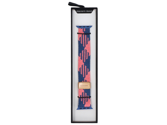 New GlacierX Braided Magnetic Buckle Sweet Berries Strap for Apple Watch 38/40/41mm Berry