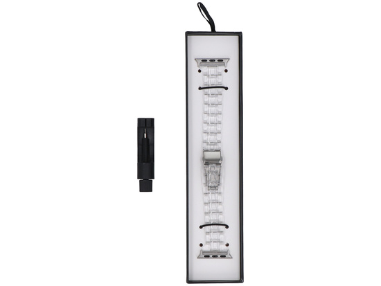 New GlacierX Acrylic Link Bracelet Crystal Arc for Apple Watch 38/40/41mm Transparent