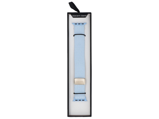 New GlacierX Braided Magnetic Buckle Dreamy Blue strap for Apple Watch 38/40/41mm Light Blue