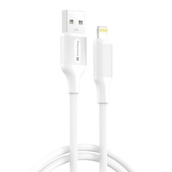 Nouveau câble Encore Energy USB-A / Lightning pour la charge et le transfert de données 100 cm blanc MD-DTAL1W