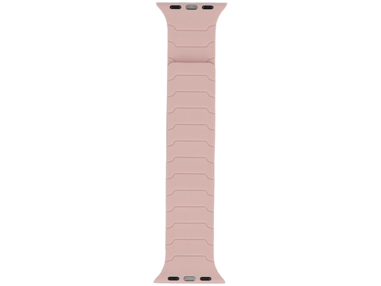 Nový pásek na smartwatch GlacierX Silicone Magnetic ExoStripe Dusty Pink pro Apple Watch 38/40/41mm Růžový