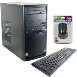 Комп'ютер NTT Business W964M TW i3-6320 3.9GHz 8GB 240GB SSD DVD Windows 10 Professional + Клавіатура та Миша