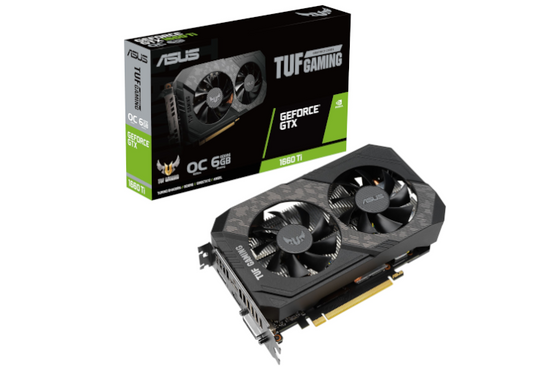 Grafická karta Asus TUF GeForce GTX 1660 Ti Evo OC 6GB GDDR6 Vysoký profil