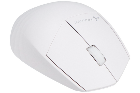 Neue drahtlose Bürosatz Triadyn ALYA Tastatur SKATHI und Maus GREIP 1600 DPI Weiß