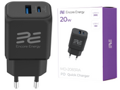 Nouveau chargeur secteur Encore Energy PD 3.0 Quick Charge 4.0 USB-A USB-C 20W adaptateur MD-2083RA