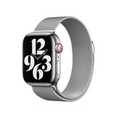 Originale Apple Orologio con cinturino Milanese Loop Silver 40 mm in acciaio inossidabile 