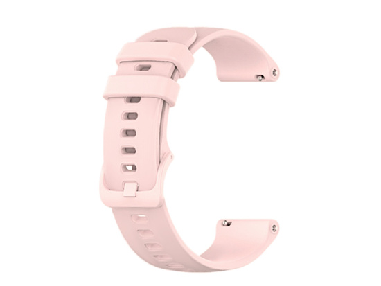 Nuovo cinturino per smartwatch GlacierX Silicone Classic Monochromatic Rosa Polveroso 20mm