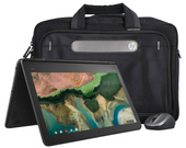 Chromebook táctil Lenovo 300E 2 en 1 Negro MediaTek MT8173 4GB 32GB Flash 1366x768 Clase A- Chrome OS + Bolsa + Ratón