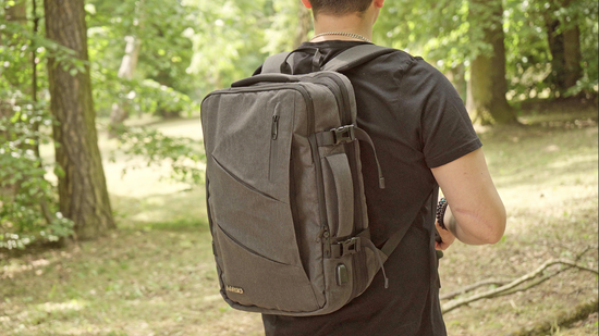 Nueva mochila para laptop de 15,6" AMSO TUNG Grande, espaciosa, impermeable KLB220105