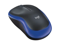 Nuovo Mouse Logitech M185 Wireless Nero-Blu NANO USB