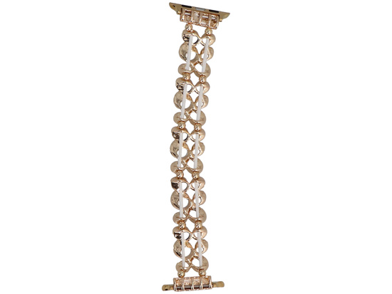 Нова браслет для смарт-годинника GlacierX Gleam Drops Stretch Bracelet Ocean Blush для Apple Watch 38/40/41mm Золото-Синій