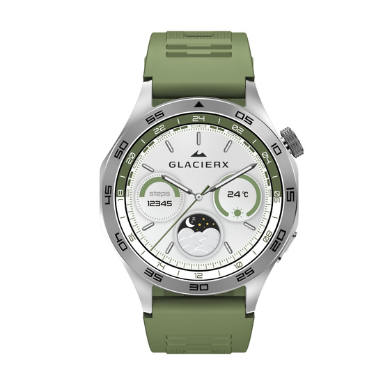 New smartwatch GlacierX Noir + Strap GX-N244