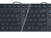 Нова клавіатура Dell QuietKey KB216 чорна QWERTY OEM + наліпки
