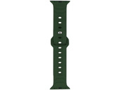 Ремінець для смарт-годинника GlacierX Silicone Wave Dark Grass Green для Apple Watch 38/40/41mm Зелений