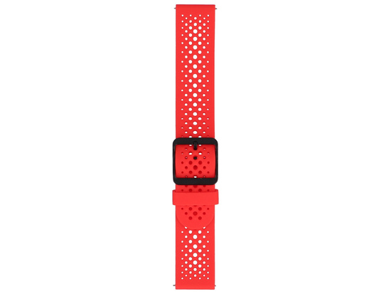 Nouvelle bande pour smartwatch GlacierX Silicone Air Dot Ice Red Rouge 22mm