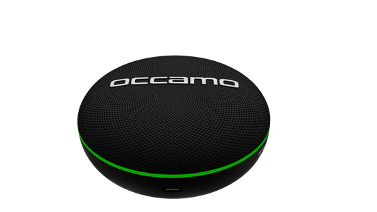 New Portable Bluetooth Speaker Occamo Thunder 10W Waterproof IPX7 Black-Green