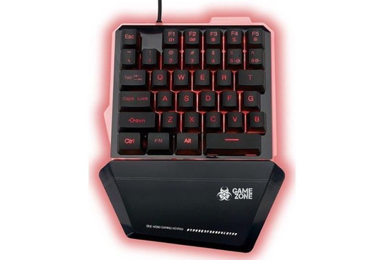 Neue einhändige Gaming-Tastatur Tracer GAMEZONE Brawler RGB TRAKLA46381 für Gamer
