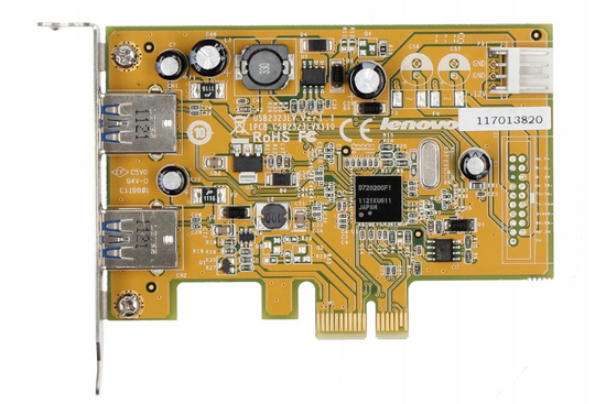 PCI-Karte Lenovo Ver1.1 USB-3.0 Dual Niedrigprofil