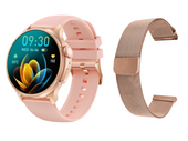 Nuovo Smartwatch GlacierX Aura Rose Gold + Bracciale in rete GX-AR60 BM