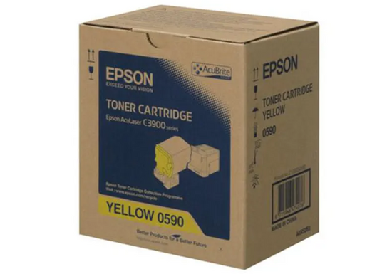 Neu Epson Toner C13S050590 Gelb