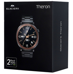 Nuevo Smartwatch GlacierX Theron Black + Correa GX-T248