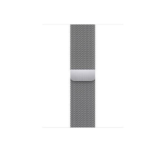 Original Apple Watch Milanese Loop Silver 45mm Stainless Steel Strap 