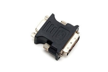 New DVI to VGA D-SUB Adapter Black