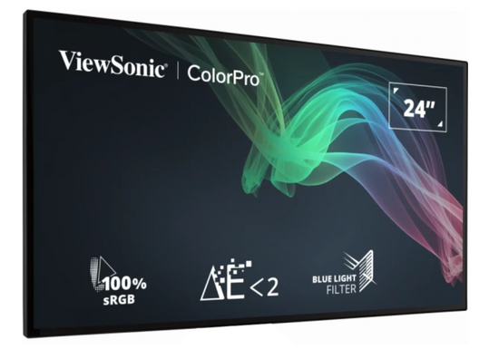 Monitor ViewSonic VP2458 24" 1920x1080 D-SUB HDMI LED Ohne Standfuß Klasse A