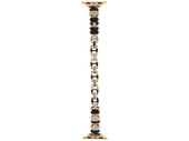 Nouvelle bracelet pour smartwatch GlacierX Zirconia Clover Chain Bracelet Gold pour Apple Watch 38/40/41mm Or