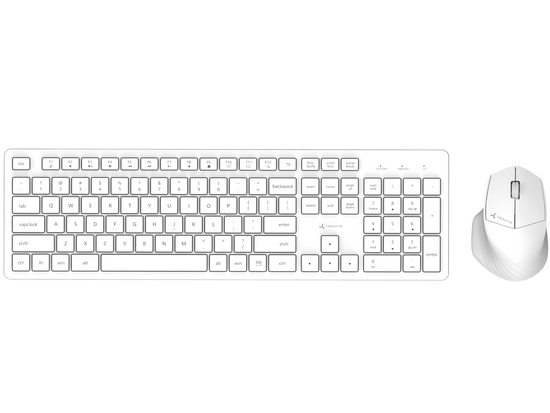 New Wireless Office Set Triadyn ALYA Keyboard SKATHI and Mouse GREIP 1600 DPI White