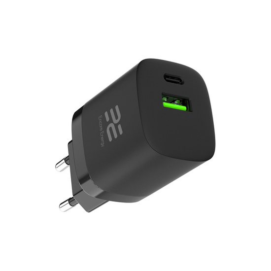 Nouveau chargeur secteur Encore Energy PD 3.0 Quick Charge 4.0 USB-A USB-C 30W MD-3083R + Câble Encore Energy USB-C 2m
