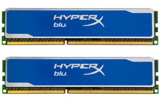 Paměť RAM HyperX Blu DDR3 8GB 1600MHz CL9 KHX1600C9D3B1K2