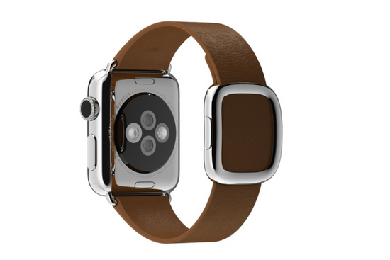 Original Apple Watch Armband 38mm Braun Moderne Schließe Größe L in versiegelter Verpackung