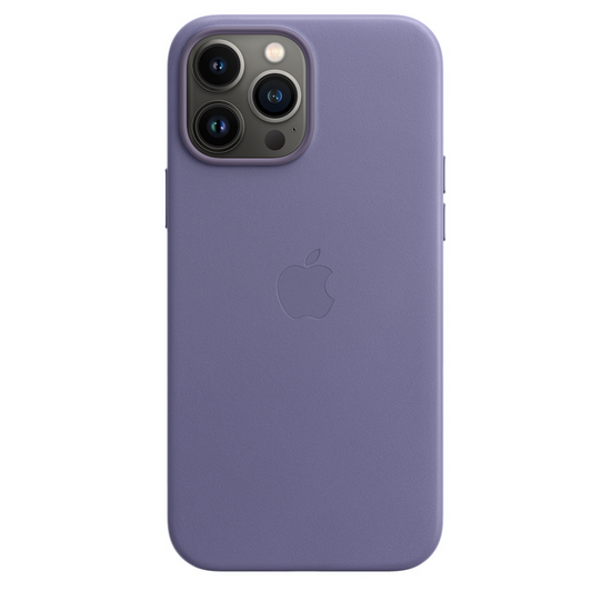 Original case apple iPhone 13 Pro Max Leather Wisteria