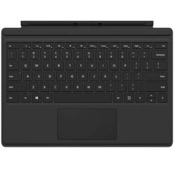 Tastiera Microsoft Type Cover per Surface Pro 1725 Nera QWERTY + Adesivi