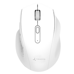 Nuovo Mouse Wireless da Ufficio Triadyn GALATEA 2.4GHz 3200DPI Bianca
