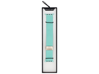 Nuovo cinturino GlacierX con fibbia magnetica intrecciata Seafoam per Apple Watch 38/40/41mm Turchese