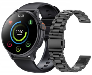 Nuovo Smartwatch GlacierX Aura Black + Bracciale in acciaio GX-AC60 BS