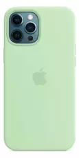 Custodia in silicone originale Apple iPhone 12 Pro Max Pistacchio