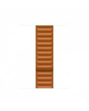 Originale Apple Cinturino orologio in pelle Link Golden Brown 41mm M/L